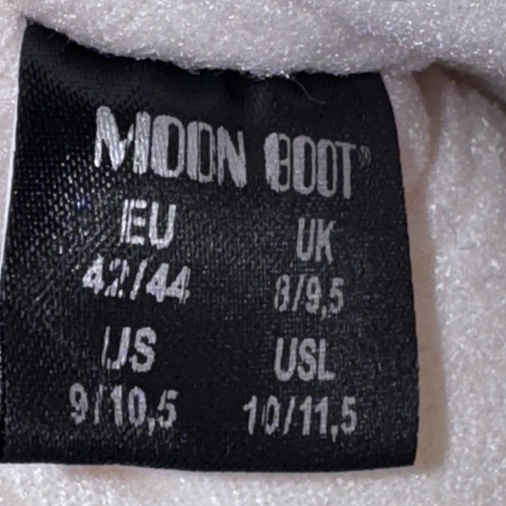 Moon Boot Icon Retrobiker Tall Snow Boots 10-11.5US - Picture 5 of 5
